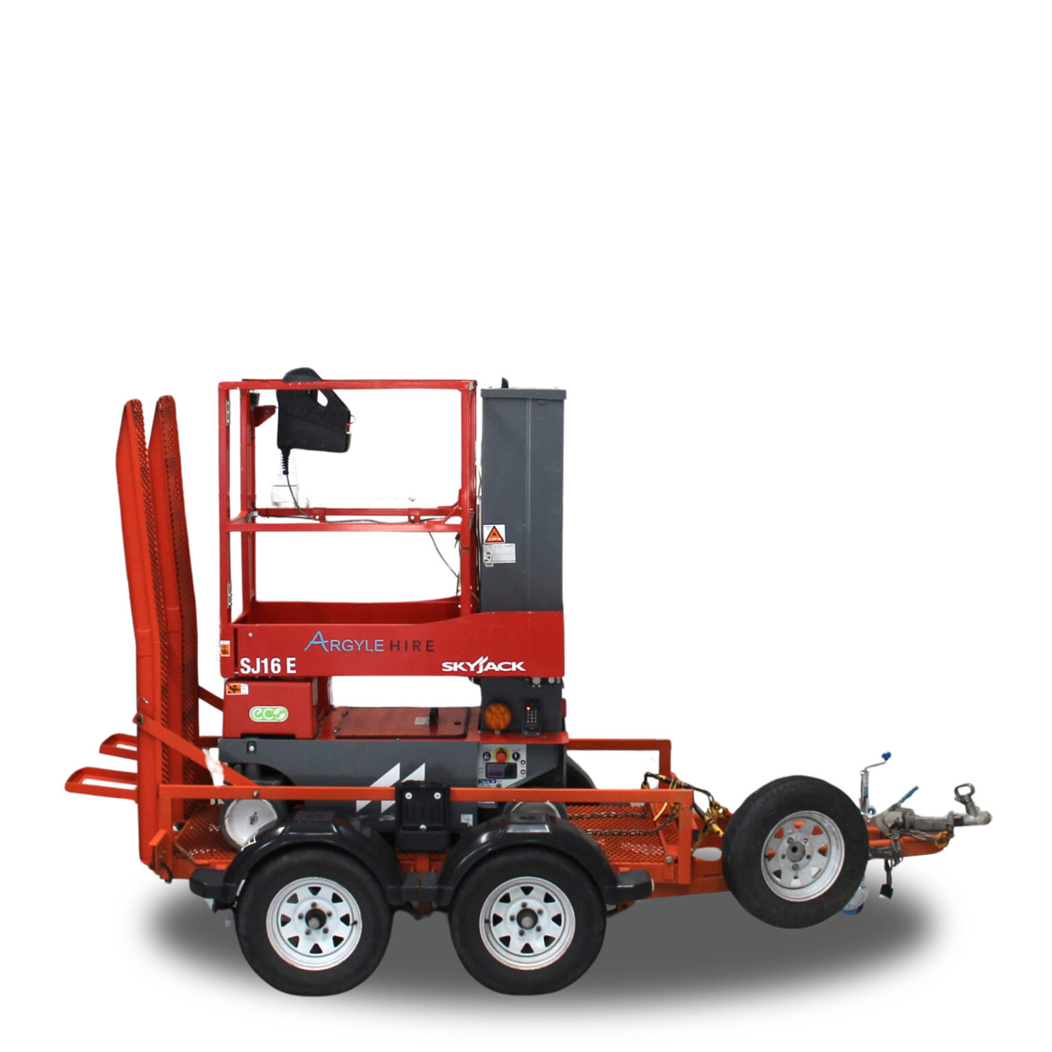 16ft Vertical Mast Lift Trailer Package Hire Argyle Hire